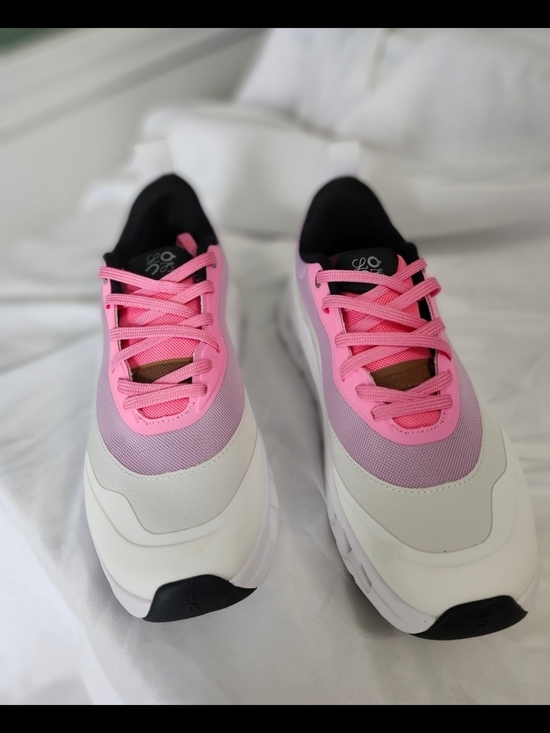 Loewe Shoes - Loewe Pink, White and Black Chunky Platform Sneakers